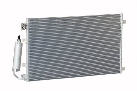 Радиатор кондиционера Qashqai 2.0 (06-) АКПП,МКПП с ресивером LUZAR LRAC 1420