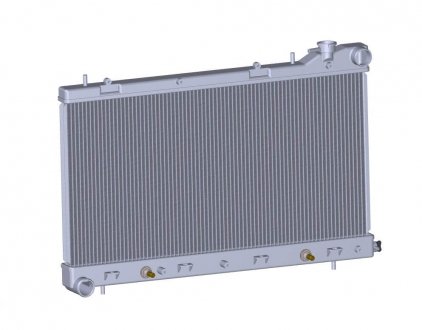 Радиатор охлаждения (алюмин. бачки) Subaru Forester S10 (97-)/Impreza G10 (97-) LUZAR LRc 221FS (фото 1)