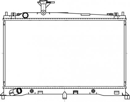 Радіатор охолодження Mazda 6 (02-) AT LUZAR LRc 251FA