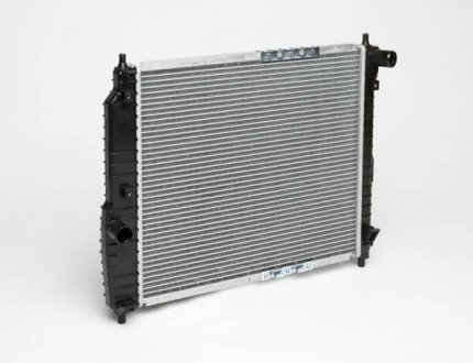 Радиатор охлаждения Авео T200(02-)/Т250(06-) (L=480) МКПП (б/конд) (алюм-паяный) LUZAR LRc CHAv05175