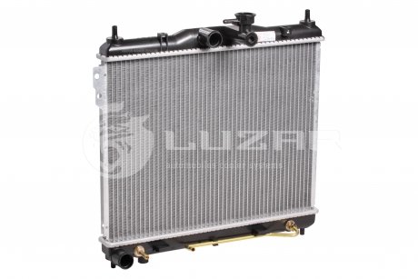 Радиатор охлаждения (алюм) Getz 1.1/1.3/1.4/1.6 (02-) АКПП LUZAR LRc HUGz02235 (фото 1)
