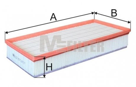 Фільтр повітряний Touareg/Cayenne 03-/Audi Q7 06- (з поролоном) M-FILTER K 7072