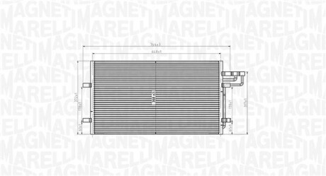 Радіатор кондиціонера MAGNETI MARELLI 350203915000