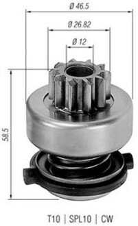 Бендикс стартера MAGNETI MARELLI 940113020149