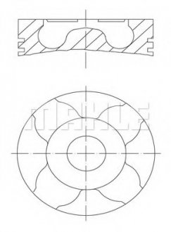 Поршень MAHLE / KNECHT 010 04 00