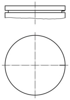 Поршень MAHLE / KNECHT 021 03 00 (фото 1)