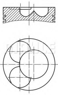 Поршень MAHLE / KNECHT 028 07 02