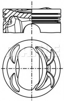 Поршень MAHLE / KNECHT 028PI00118 002 (фото 1)