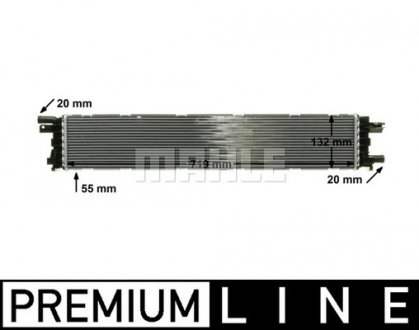 Радіатор охолодження двигуна A4/A5/A6/Q3 3,0 08-18 MAHLE / KNECHT CIR 12 000P (фото 1)