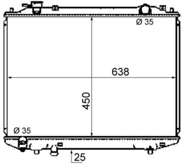 Радіатор охолодження MAHLE / KNECHT CR 1746 000S