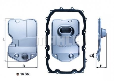 Масляний фiльтр MAHLE / KNECHT HX160KIT