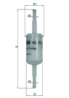 Паливний фільтр MAHLE / KNECHT KL15