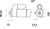 Стартер MAHLE / KNECHT MS 759 (фото 2)