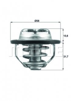 Термостат MAHLE / KNECHT TX 122 82 (фото 1)