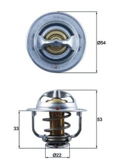 Термостат MAHLE / KNECHT TX 179 89D