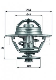 Термостат MAHLE / KNECHT TX 93 79D (фото 1)