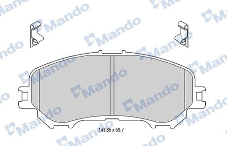 Комплект гальмівних колодок MANDO MBF015288