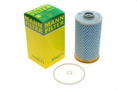 Фильтрующий элемент масляного фильтра MANN H943/7X