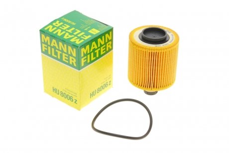 Фильтрующий элемент масляного фильтра MANN HU8006Z (фото 1)