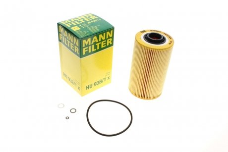 Фильтрующий элемент масляного фильтра MANN HU938/1X