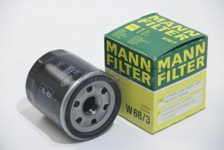 Масляный фильтр MANN W68/3 (фото 1)