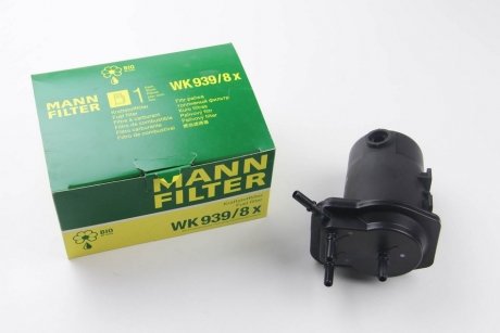 Фільтр паливний 1.5dCi Kangoo 01-08/Clio 01- (під датчик) MANN WK 939/8X