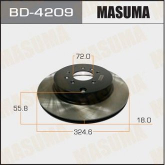 Диск тормозной задний Mazda CX-9 (07-12) MASUMA BD4209