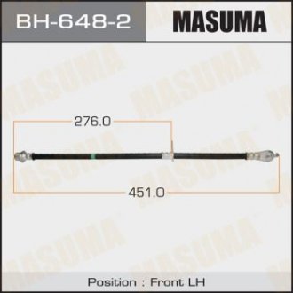 Шланг тормозной MASUMA BH6482