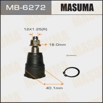 Опора шаровая нижняя Honda CR-V, FR-V (-08) MASUMA MB6272 (фото 1)