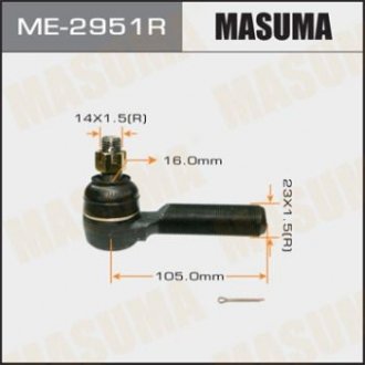 Наконечник рулевой тяги TOYOTA LAND_CRUISER 200 FJ80, HDJ81, HZJ81 MASUMA ME2951R