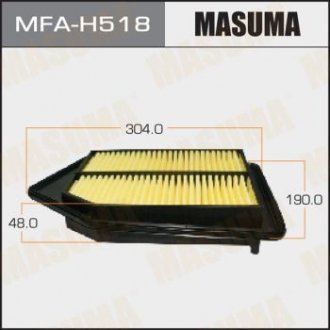 Фильтр воздушный HONDA/ ACCORD/ CP2 2013- (MFA-H518) MASUMA MFAH518