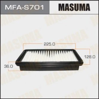 Фильтр воздушный SUZUKI/ SX4/ YA11SYB11SYC11S 06- MASUMA MFAS701