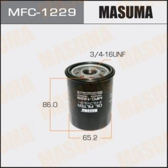 Фільтр масляний Nissan Micra (00-10), Note (06-13) (MFC-1229) MASUMA MFC1229