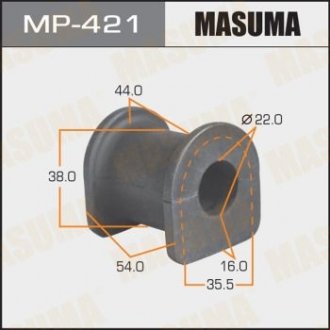 Втулка стабилизатора переднего Mitsubishi (Кратно 2 шт) MASUMA MP421