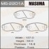 Колодка тормозная передняя Nissan Juke (10-), Primera (01-05), Teana (03-14), Tida (07-)/ Suzuki SX 4 (06-14) MASUMA MS2201 (фото 1)