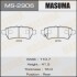 Колодки тормозные задн Nissan Pathfinder (05-14) MASUMA MS2906 (фото 1)