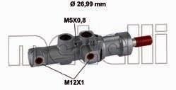 Циліндр гальмівний (головний) Metelli 050867