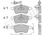 Комплект гальмівних колодок (дискових) Metelli 22-0263-1 (фото 1)