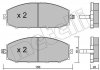 Комплект гальмівних колодок (дискових) Metelli 22-0407-0 (фото 1)