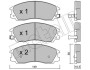 Комплект гальмівних колодок (дискових) Metelli 22-0506-0 (фото 1)