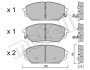 Комплект гальмівних колодок (дискових) Metelli 22-0999-0 (фото 1)