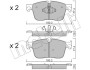 Комплект гальмівних колодок (дискових) Metelli 22-1124-0 (фото 1)