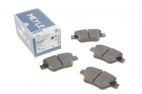 Колодки тормозные дисковые задние комплект SKODA SUPERB II (3T5) 09-15; SEAT LEON II (1P) 05-12; MEYLE 025 245 6317 (фото 1)