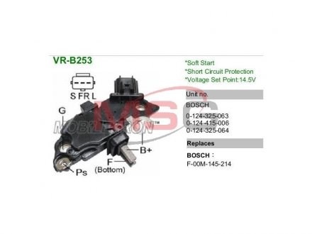 Регулятор напряжения IB235 MOBILETRON VRB253