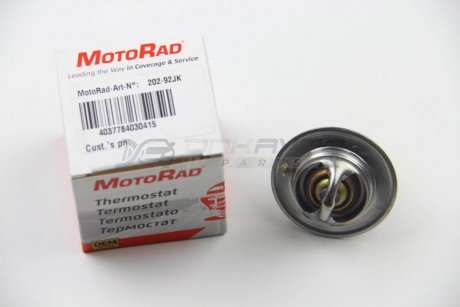 Термостат Ford Fiesta IV/Focus/VW Passat/Polo 1.1-1.6i 73- (92 C) (jiggle-pin) MOTORAD 202-92JK