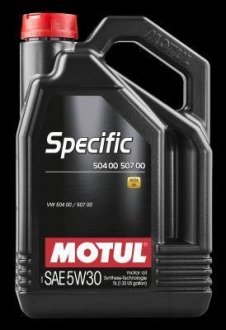 Масло моторное 5W-30 синтетика 5л Specific 504.00-507.04 MOTUL 106375