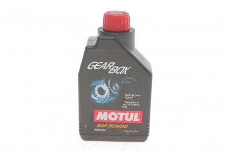 105787 Олива трансмісійна 1L GearBox SAE 80W90 MOTUL 317201 (фото 1)