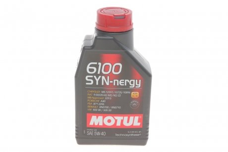 Масло моторное 6100 SYN-nergy 5W-40 (1 л) MOTUL 368311