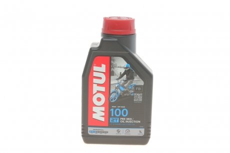 Олива 2T Moto Mix 100 1L MOTUL 837511 (фото 1)