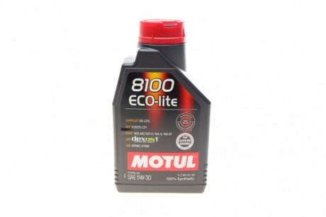 Масло моторное 8100 Eco-Lite 5W-30 (1 л) MOTUL 839511 (фото 1)